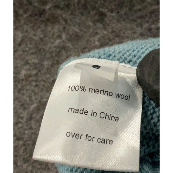 Rachel Comey Thayne Top Washed Indigo Blue 100% Merino Wool Size Small - Picture 9 of 13